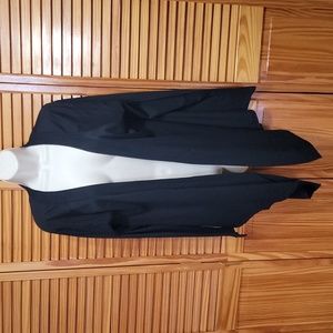 Express black classic open cardigan sz Large